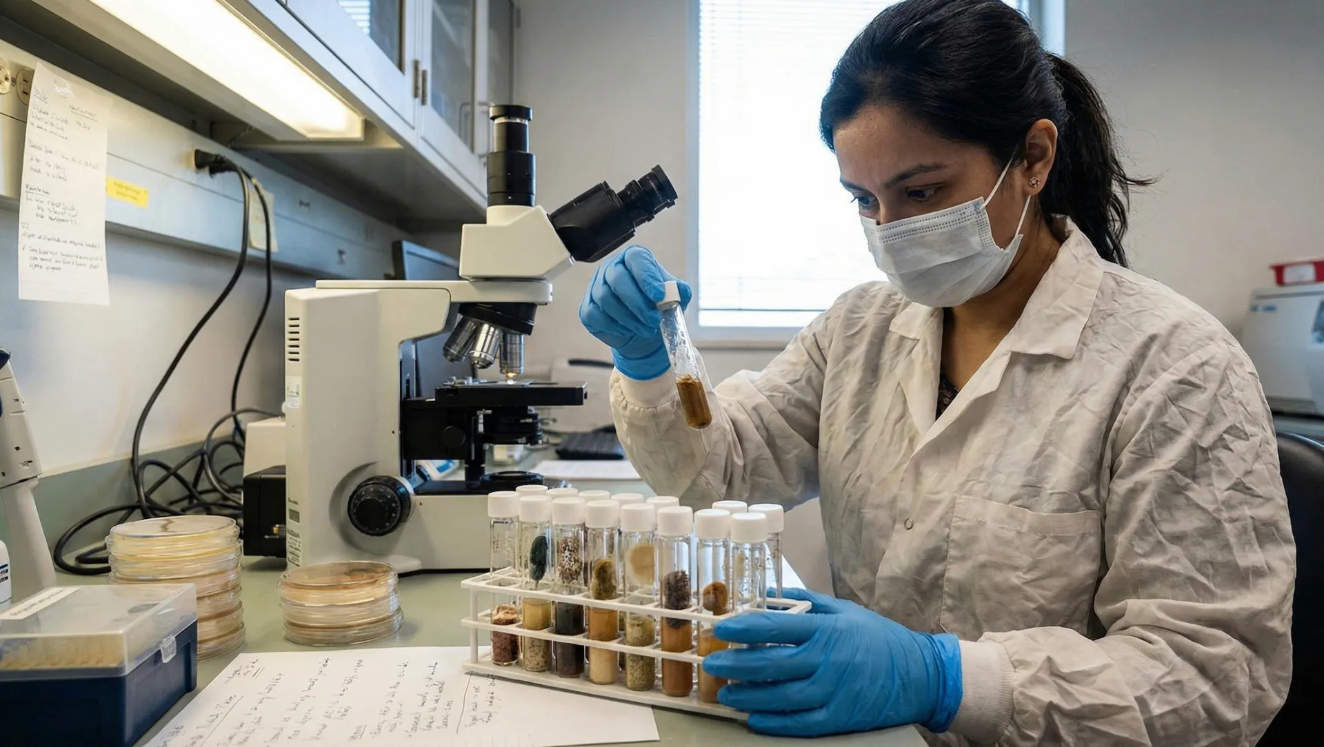 Certified laboratory mold sample analysis