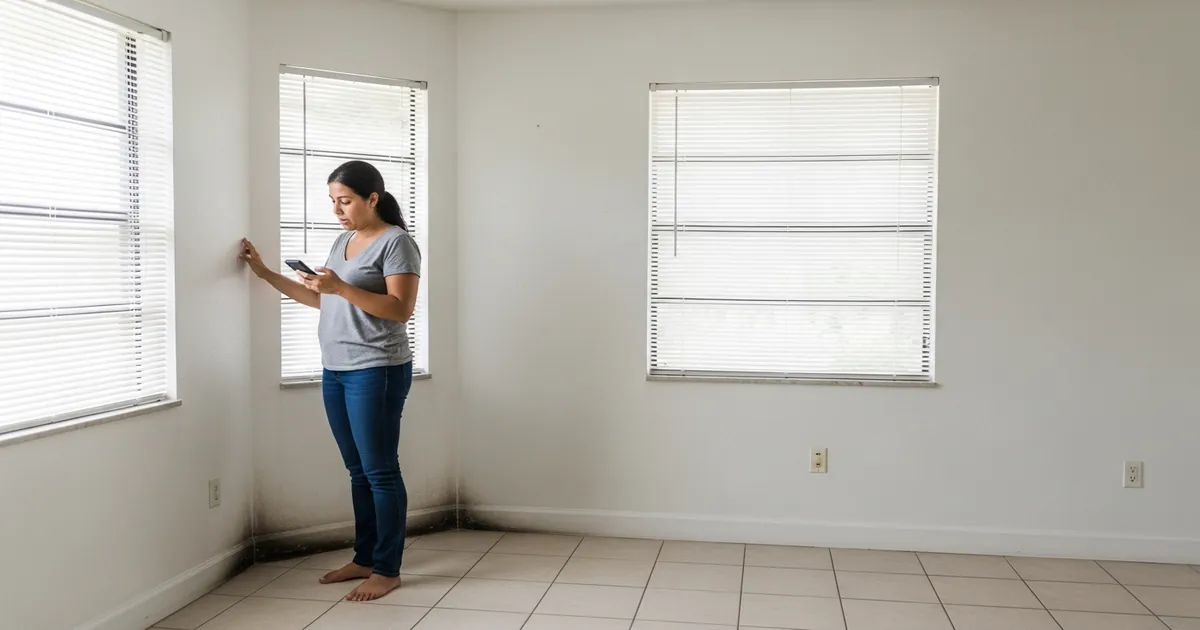 Florida tenant delivering 7-day notice for mold under Statute 83.56