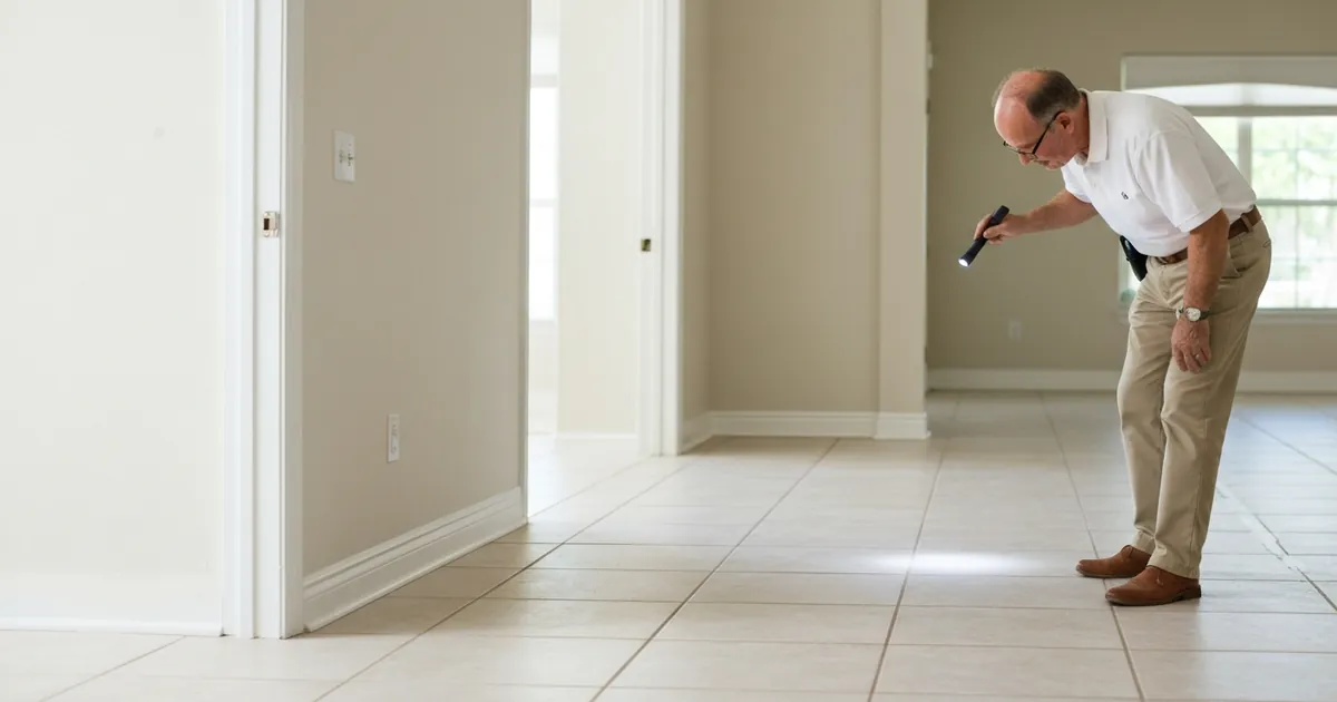 Florida landlord inspecting rental property for mold obligations